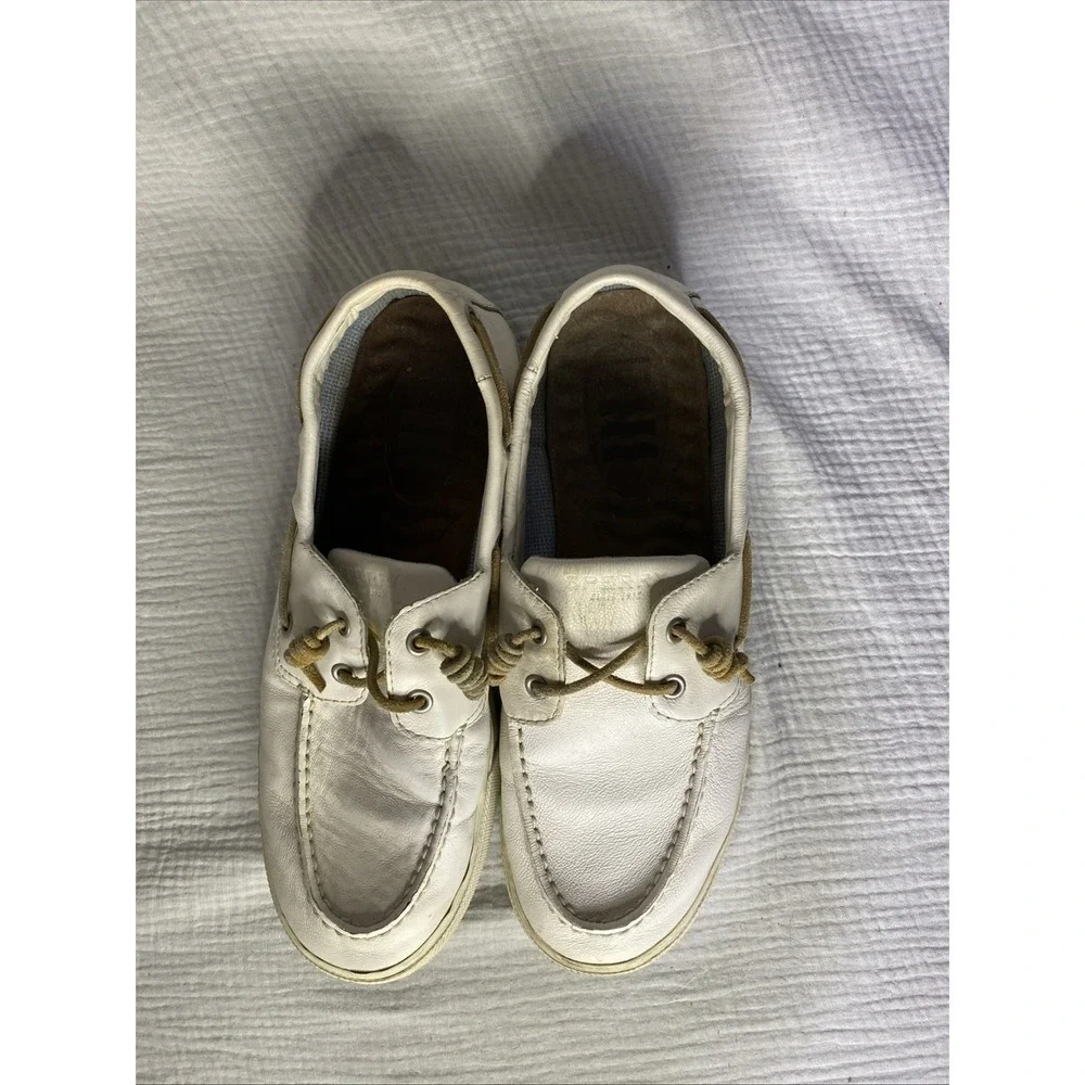 Sperry mens Bahama Boat Shoe, Snow White White 10.5